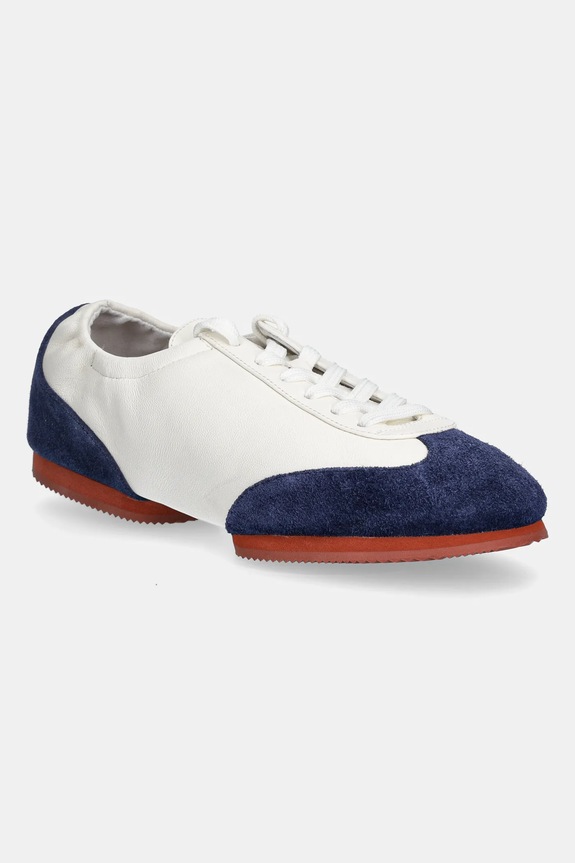Kožené tenisky Polo Ralph Lauren Swn Ballerina usňová koža biela 804972893004.410