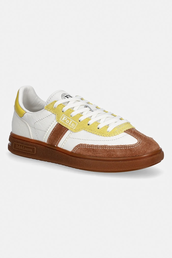 Kožené tenisky Polo Ralph Lauren Bedford usňová koža biela 804P04920002.700