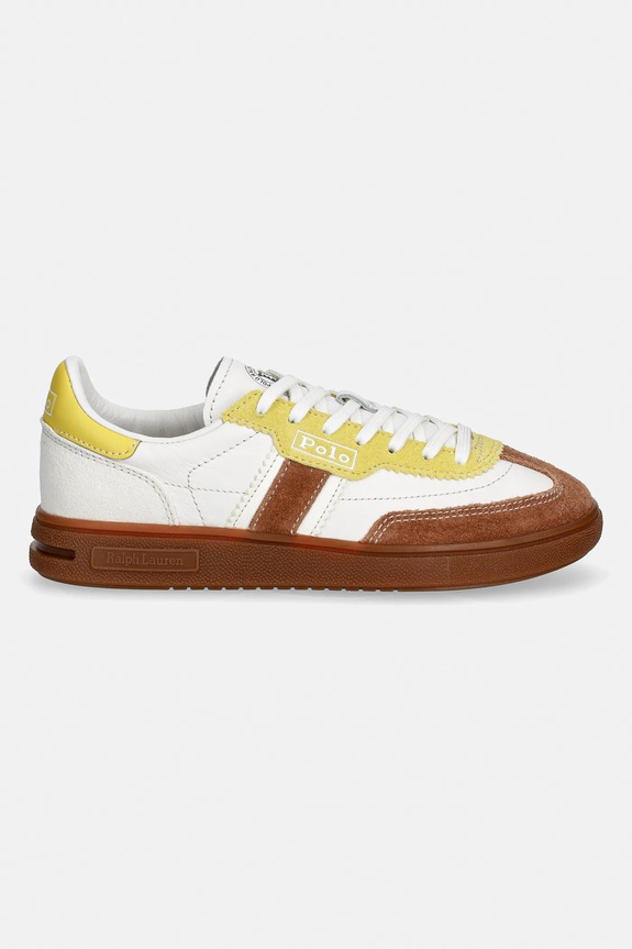Kožené tenisky Polo Ralph Lauren Bedford 804P04920002.700 biela SS26
