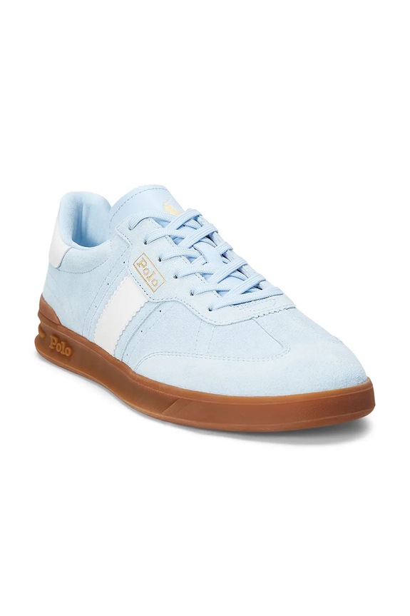 Kožené tenisky Polo Ralph Lauren Heritage Aera 804956688001.400 modrá SS26