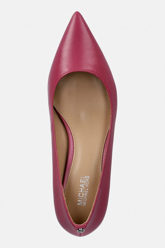 MICHAEL Michael Kors szpilki skórzane Alina Flex Kitten Pump różowy 40R3ALMP1L.661