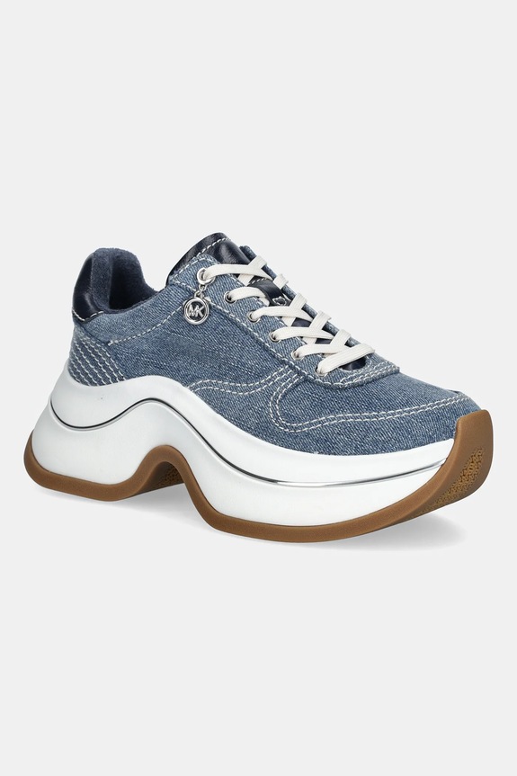 MICHAEL Michael Kors sneakersy Arla Trainer tekstylny niebieski 43R6ARFS1D.452