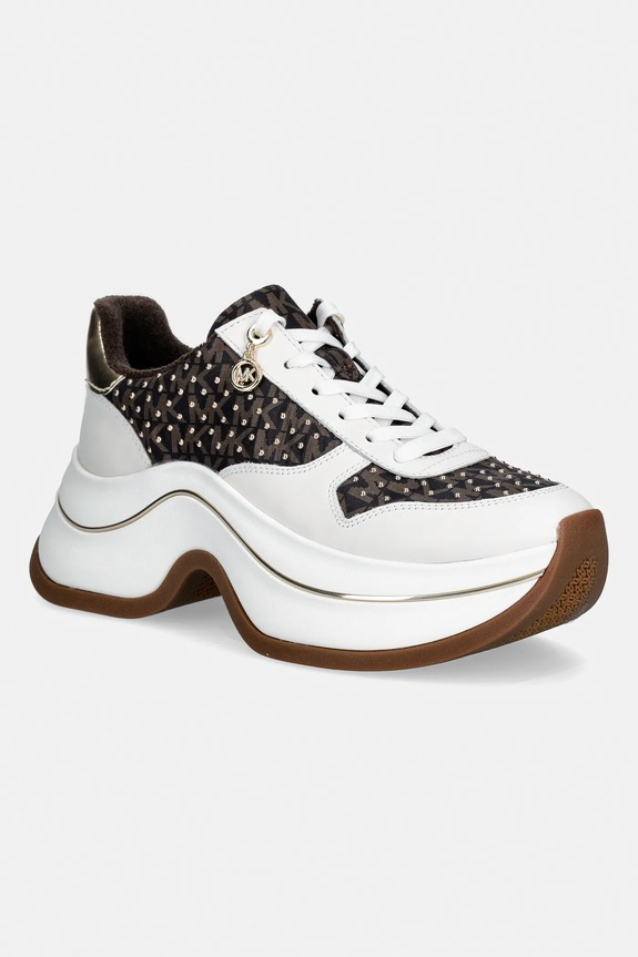 MICHAEL Michael Kors sneakersy Arla Trainer tekstylny biały 43R6ARFS2Y.200
