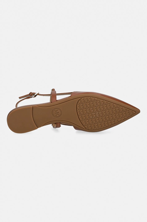 MICHAEL Michael Kors balerini de piele Dina Flex Sling Flat 40R6DIFP2L.230 maro
