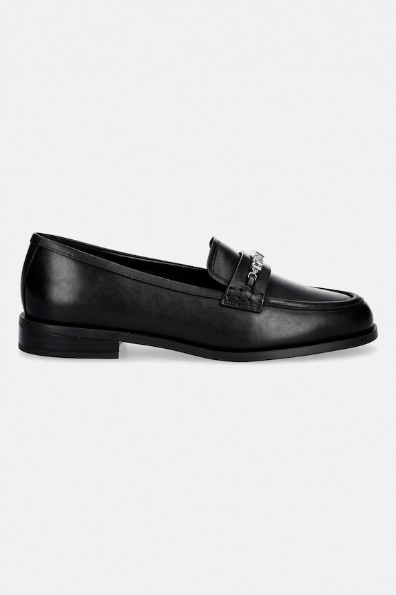 MICHAEL Michael Kors mocasini de piele Dina Loafer 40R6DIFP1L.001 negru SS26
