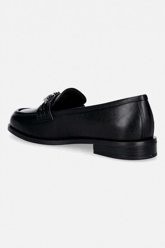 Încălțăminte MICHAEL Michael Kors mocasini de piele Dina Loafer 40R6DIFP1L.001 negru