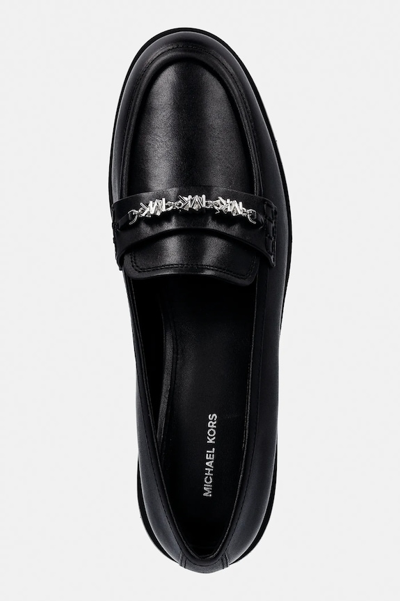 MICHAEL Michael Kors mocasini de piele Dina Loafer negru 40R6DIFP1L.001