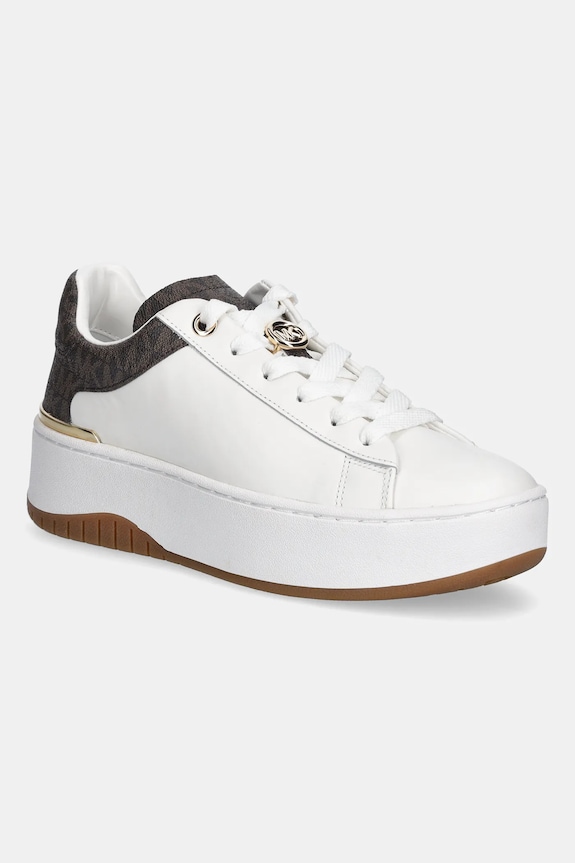 Sneakers MICHAEL Michael Kors Dottie Lace Up συνθετικό λευκό 43F5DTFS2L.200
