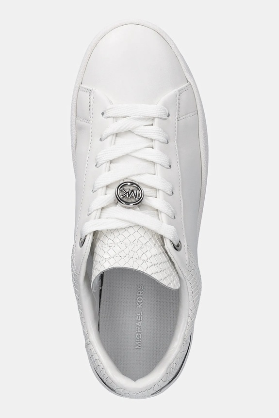 MICHAEL Michael Kors sneakers din piele Dottie Lace Up alb 43R6DTFS1L.085