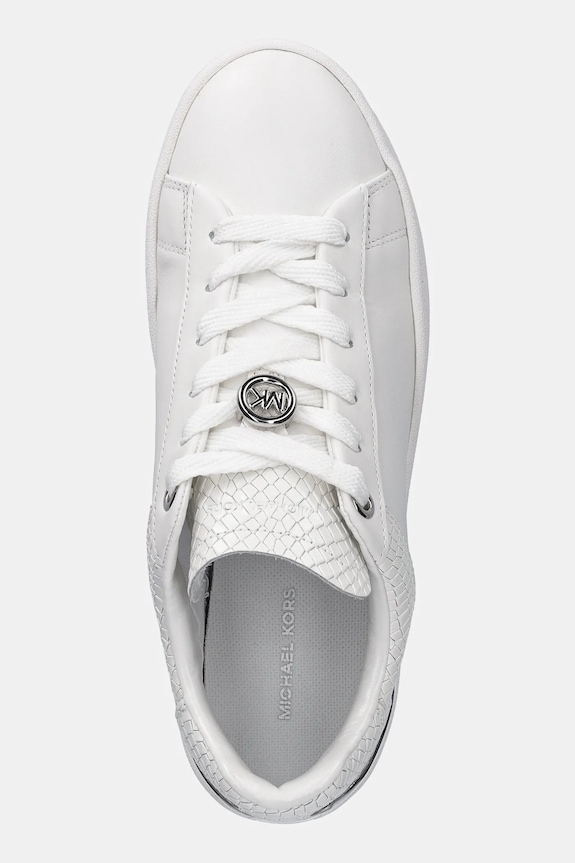 MICHAEL Michael Kors sneakers din piele Dottie Lace Up alb 43R6DTFS1L.085