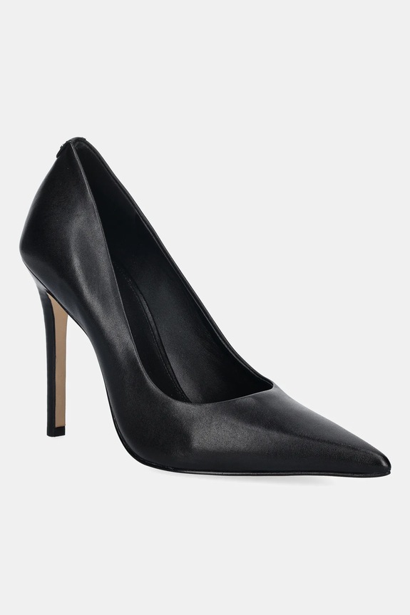 Kožené lodičky MICHAEL Michael Kors Elyse High Pump usňová koža čierna 40R6EYHP1L.001