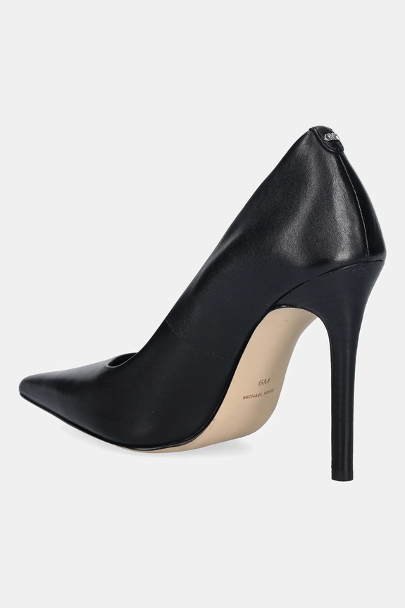 Obuv Kožené lodičky MICHAEL Michael Kors Elyse High Pump 40R6EYHP1L.001 čierna