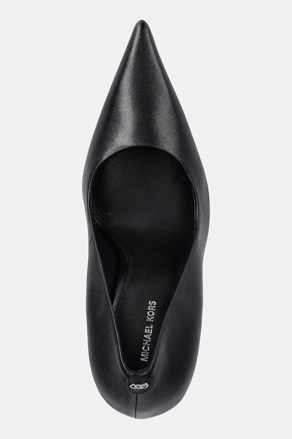 Kožené lodičky MICHAEL Michael Kors Elyse High Pump čierna 40R6EYHP1L.001