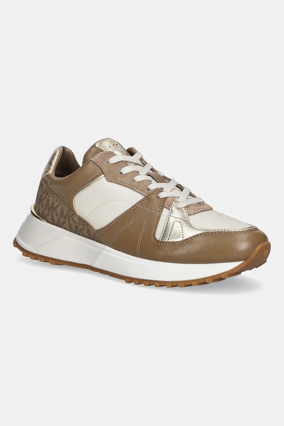 Tenisky MICHAEL Michael Kors Jaime Trainer textilný béžová 43R6JMFS2D.293
