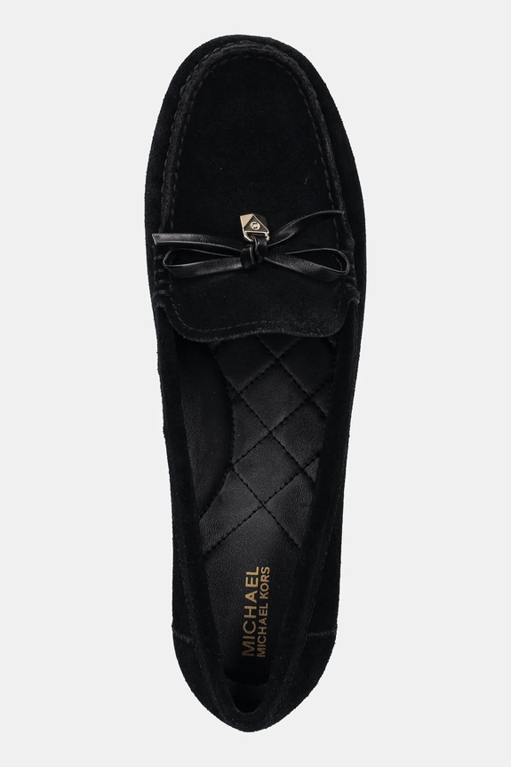 Semišové mokasíny MICHAEL Michael Kors Juliette Moc čierna 40S3JTFR1S.001