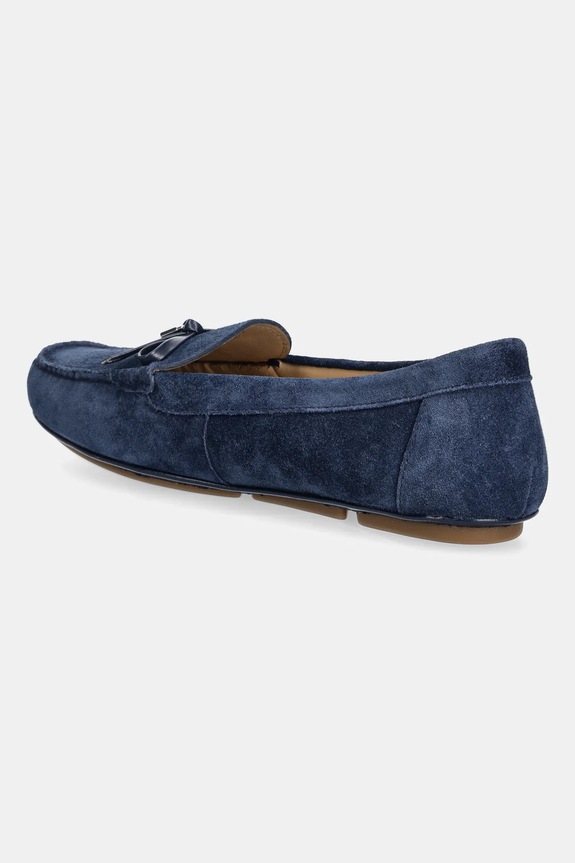 Încălțăminte MICHAEL Michael Kors mocasini din piele întoarsă Juliette Moc 40S3JTFR1S.401 bleumarin
