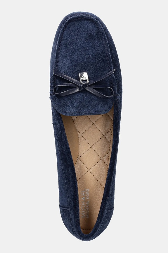 MICHAEL Michael Kors mocasini din piele întoarsă Juliette Moc bleumarin 40S3JTFR1S.401