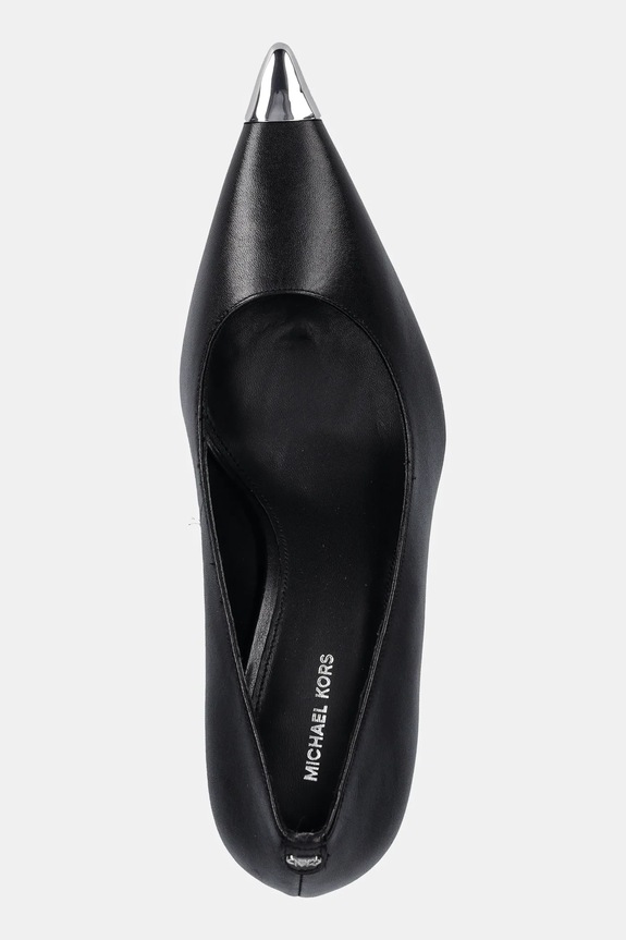 Kožené lodičky MICHAEL Michael Kors Kasia High Pump čierna 40R6KAHP3L.001