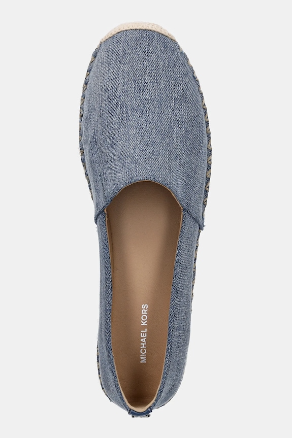Espadrilky MICHAEL Michael Kors Kenzie Espadrille modrá 40R6KZFP1D.452