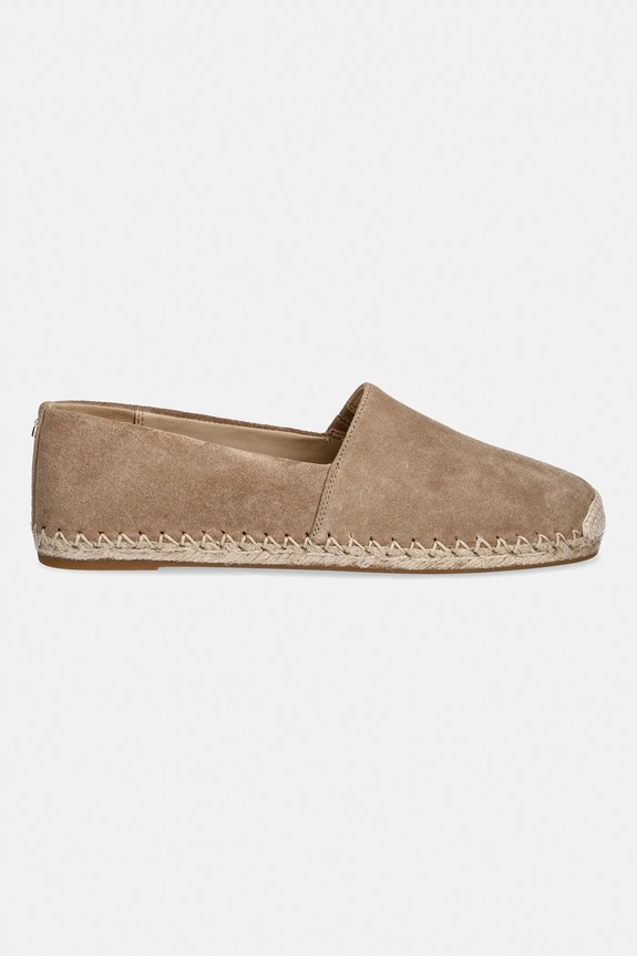 MICHAEL Michael Kors espadrile din piele întoarsă Kenzie Espadrille 40R6KZFP1S.297 bej SS26