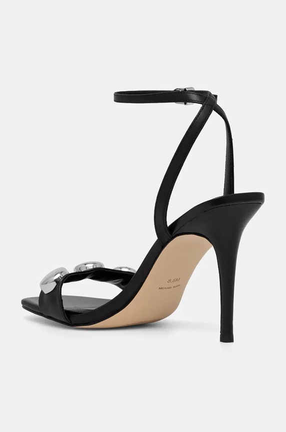 Obuv Kožené sandále MICHAEL Michael Kors Liana Dome Stud Sandal 40R6LNHS2L.001 čierna
