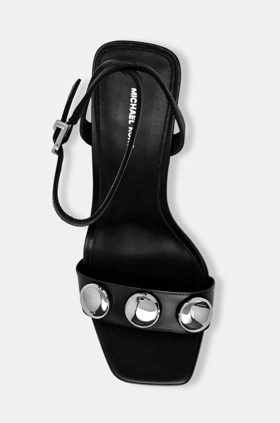 Kožené sandále MICHAEL Michael Kors Liana Dome Stud Sandal čierna 40R6LNHS2L.001