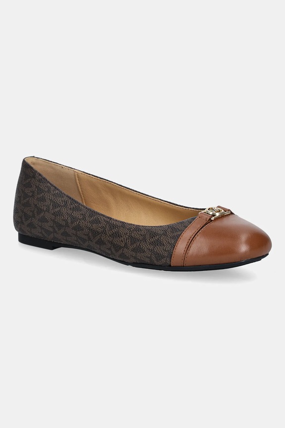 MICHAEL Michael Kors balerini Mandy Flat piele maro 40F5MAFP1L.200