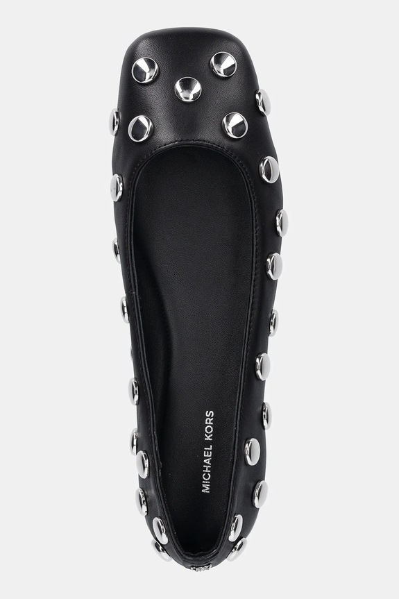 Kožené balerínky MICHAEL Michael Kors Matilda Flex Flat čierna 40R6MTFP2L.001