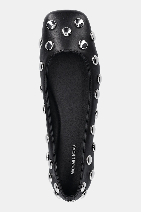 Kožené balerínky MICHAEL Michael Kors Matilda Flex Flat čierna 40R6MTFP2L.001