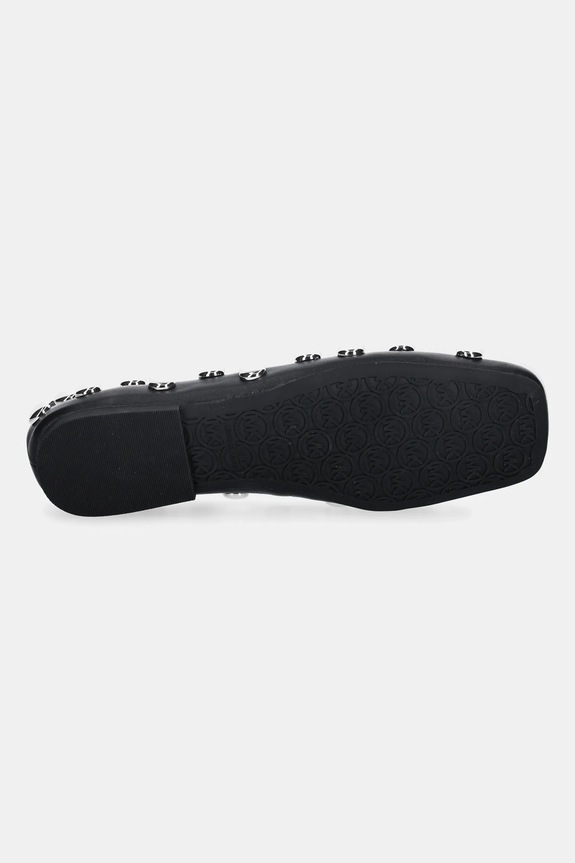 Kožené balerínky MICHAEL Michael Kors Matilda Flex Flat 40R6MTFP2L.001 čierna