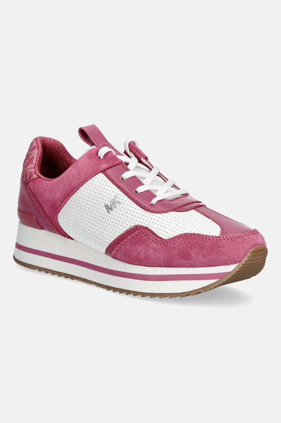 MICHAEL Michael Kors sneakers Raina Trainer piele roz 43R6RNFS1L.661