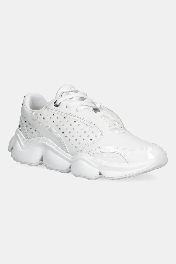 Tenisky MICHAEL Michael Kors Renny Trainer imitácia kože biela 43R6REFS1D.085