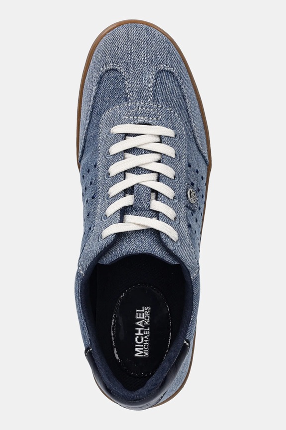 Tenisky MICHAEL Michael Kors Scotty Lace Up modrá 43R6SCFS1D.452