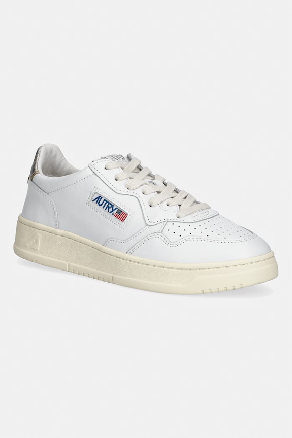 AUTRY sneakersy skórzane Medalist Low niska biały AULWLL06