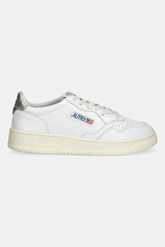 AUTRY sneakersy skórzane Medalist Low AULWLL06 biały AA00