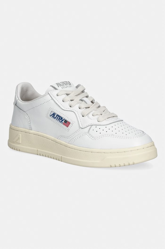 AUTRY sneakersy skórzane Medalist Low niska biały AULWLL15