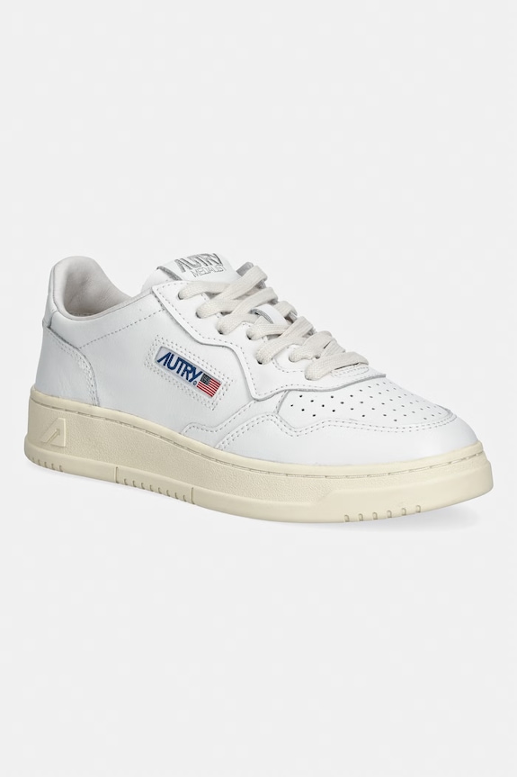 AUTRY sneakersy skórzane Medalist Low niska biały AULWLL15