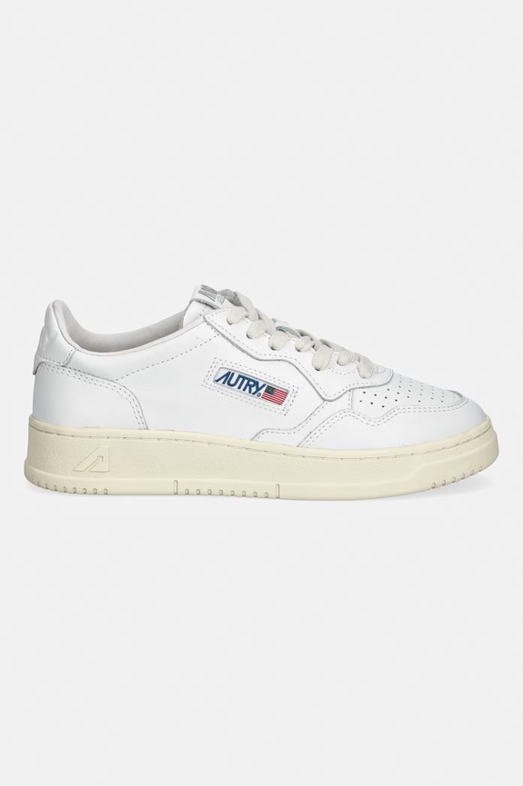 AUTRY sneakersy skórzane Medalist Low AULWLL15 biały AA00