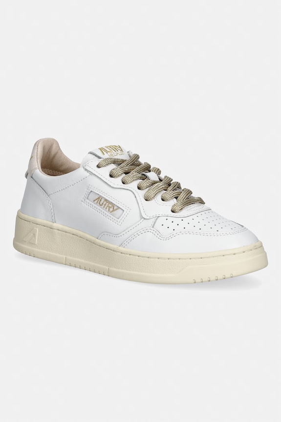 AUTRY sneakersy skórzane Medalist Low niska biały AULWSW01