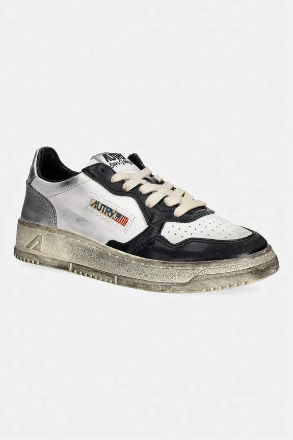 AUTRY sneakersy skórzane Supvint Low niska czarny AVLWSV11