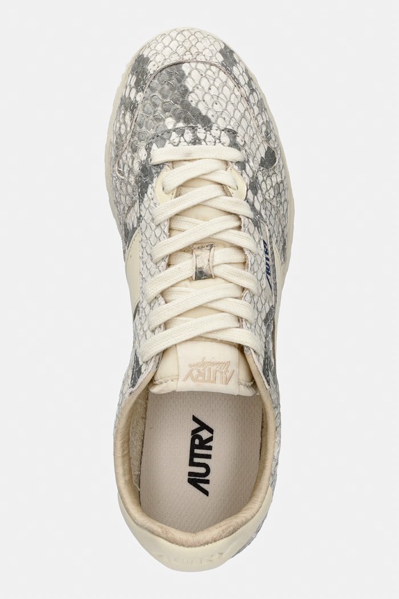 AUTRY sneakersy skórzane Windspin Low beżowy WSLWVV01