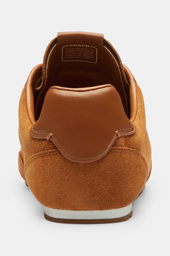 Scarpe Coach sneakers in camoscio Flat Sneaker CCN30.Y2G marrone