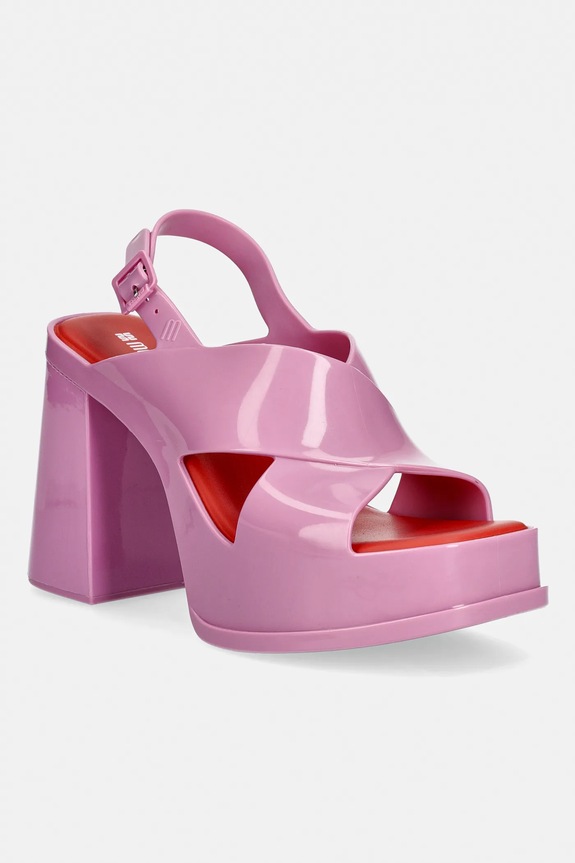Sandále Melissa MELISSA DANCE HEEL AD stĺpikový ružová M.35908.BB112