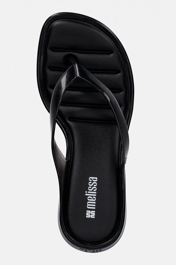 Melissa șlapi MELISSA THONG KITTEN HEEL AD negru M.38068.BU430