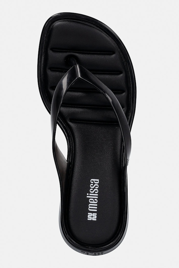 Melissa șlapi MELISSA THONG KITTEN HEEL AD negru M.38068.BU430