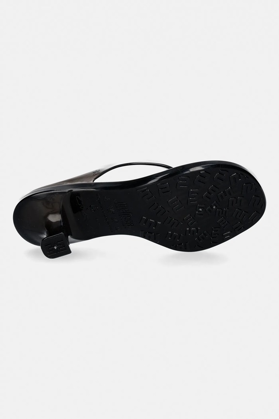 Melissa șlapi MELISSA THONG KITTEN HEEL AD M.38068.BU430 negru