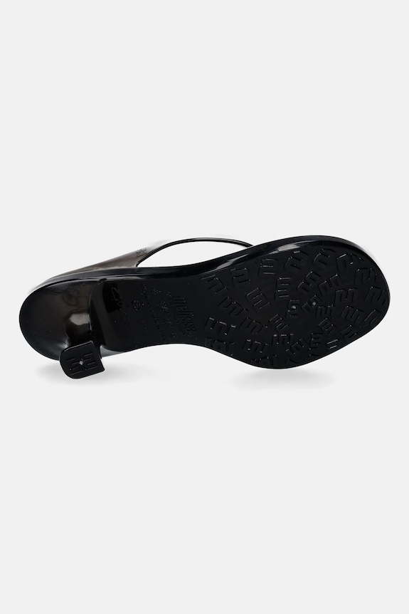 Melissa șlapi MELISSA THONG KITTEN HEEL AD M.38068.BU430 negru