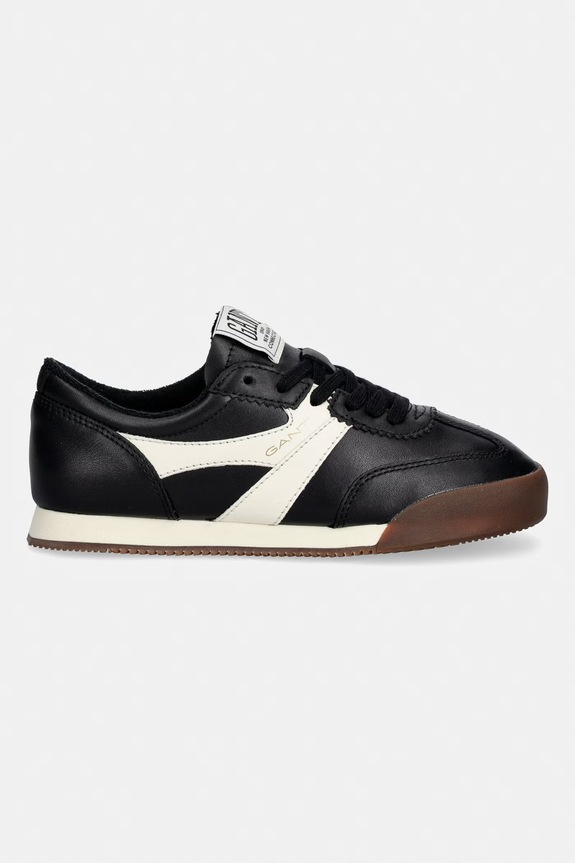 Gant Beylana sneakersy damskie skórzane 32531181.G00 czarny SS26