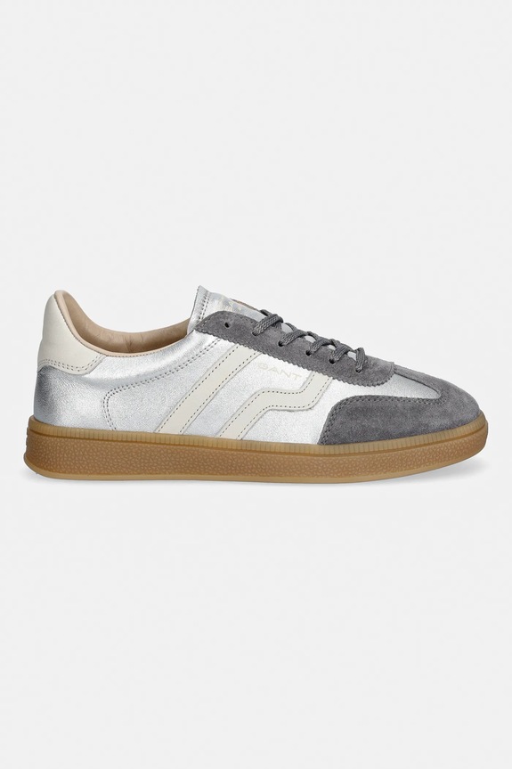 Usnjene superge Gant Cuzima 32531199.G80 srebrna SS26