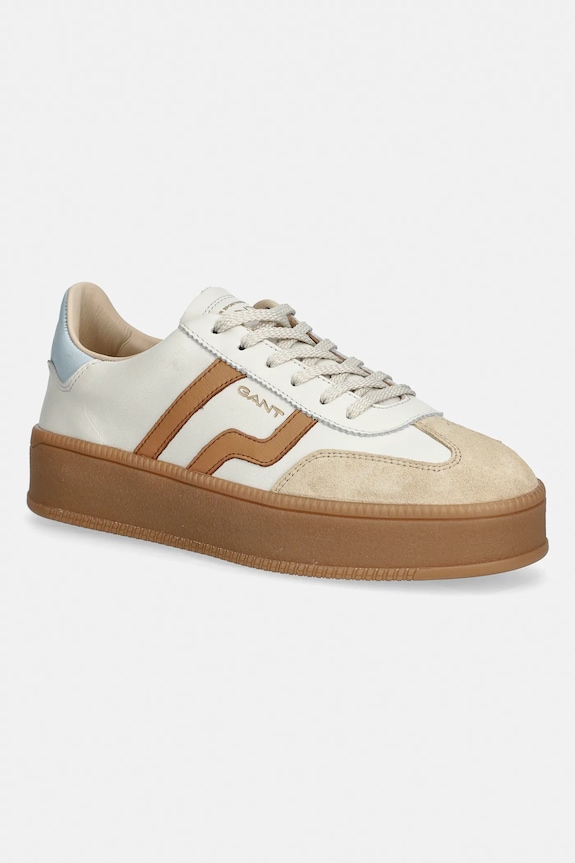 Gant sneakersy skórzane Cuzmani skóra zamszowa beżowy 32531202.G383